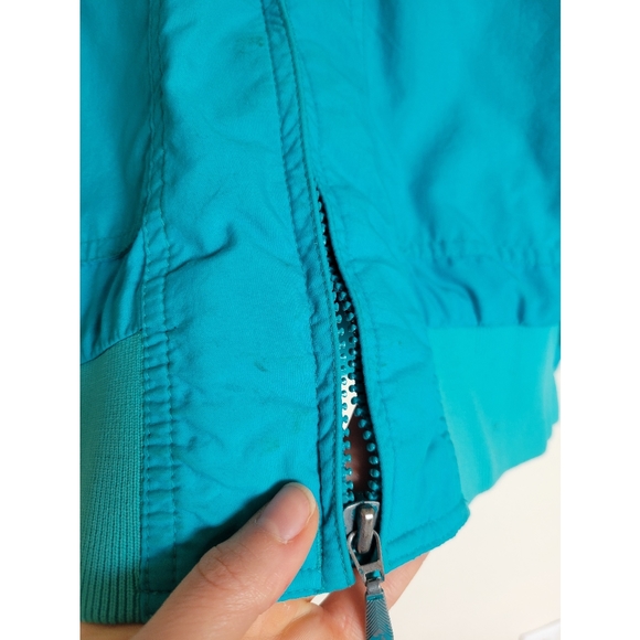 VNT Pacific Trail colorblock mens jacket size Large with hidden hood blue - Picture 3 of 12